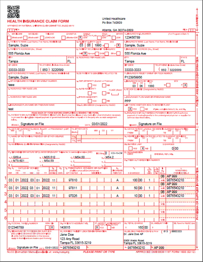 Electronic Claim Submission The EDI X12 837 Billing Software